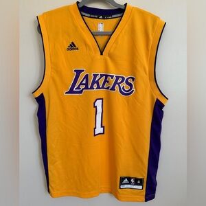 Adidas D’Angelo Russell Lakers Yellow Jersey #1
